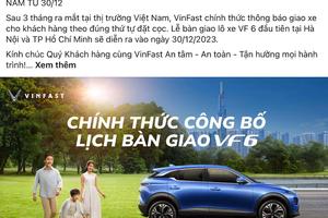 Khách hàng đếm ngược chờ ngày nhận mẫu xe phổ thông tiêu biểu cho gia đình VF 6
