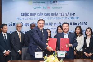 IFC, Tân Long ký thỏa thuận sản xuất lúa gạo bền vững