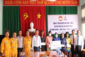 “Mừng xuân Giáp Thìn, đón Tết nghĩa tình” – Công ty Vận chuyển khí Đông Nam Bộ trao tặng quà tại Nhơn Trạch và Phú Mỹ