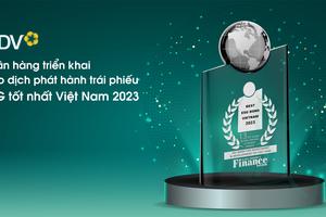 BIDV - Ngân hàng triển khai giao dịch phát hành trái phiếu ESG ttốt nhất Việt Nam 2023

