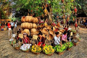 Nét chợ quê ngày Tết