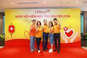 LPBank tổ chức ngày hội hiến máu nhân đạo “Trao giọt hồng - Gửi yêu thương” 