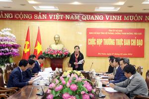 Ban Chỉ đạo về phòng, chống tham nhũng, tiêu cực tỉnh Hà Nam: Triển khai nhiều nhiệm vụ trọng tâm