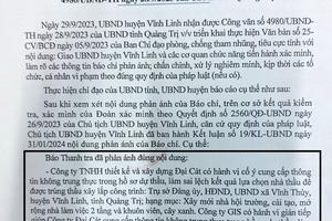 Quảng Trị: Gian lận trong đấu thầu, Công ty Đại Cát vẫn được “ưu ái”?