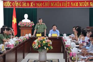 Thanh tra Bộ Công an công bố quyết định thanh tra đối với UBND tỉnh Ninh Thuận