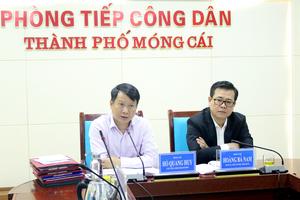 TP Móng Cái, Quảng Ninh: Tiếp 6 lượt công dân với 6 vụ việc

