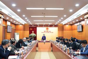 Bộ Nội vụ: Nâng cao hiệu quả công tác phòng, chống tham nhũng, tiêu cực