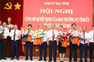 Bắc Ninh điều động, bổ nhiệm hàng loạt lãnh đạo chủ chốt