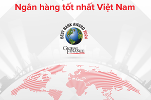 Techcombank được Global Finace vinh danh là ngân hàng tốt nhất Việt Nam