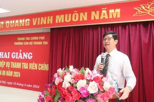 Hơn 70 cán bộ thanh tra tham dự khoá bồi dưỡng nghiệp vụ thanh tra viên chính