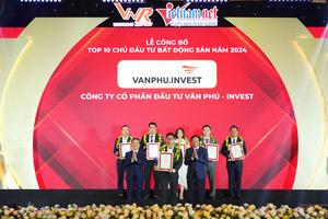 Văn Phú - Invest lần thứ 2 liên tiếp lọt vào danh sách Top 10 chủ đầu tư bất động sản