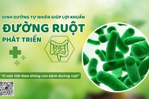 Giải pháp dinh dưỡng tự nhiên giúp lợi khuẩn đường ruột phát triển