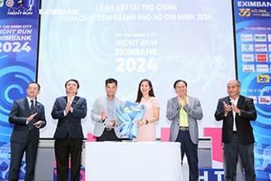 Lễ công bố giải chạy đêm “Ho Chi Minh City Night Run Eximbank 2024”