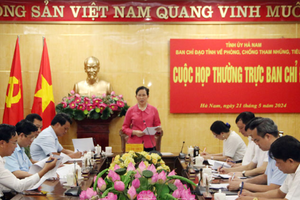 Đẩy nhanh tiến độ xác minh, điều tra, xử lý các vụ việc tham nhũng, tiêu cực