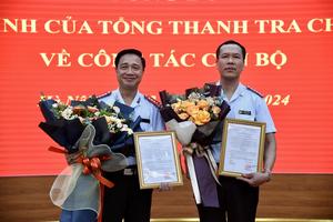 Cục II, Thanh tra Chính phủ có 2 tân Phó Cục trưởng