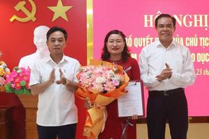 Tiếp nhận, bổ nhiệm Bí thư Huyện ủy Thạch Hà làm Giám đốc Sở Giáo dục và Đào tạo