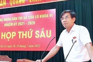 Khởi tố, bắt tạm giam ông Doãn Tiến Dũng, Chủ tịch UBND thị xã Cửa Lò