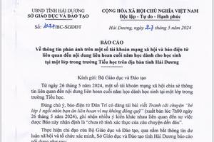 Bộ Giáo dục và Đào tạo thông tin về vụ việc "mẹ không đóng tiền, con không được liên hoan"
