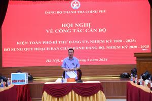 Đảng ủy Thanh tra Chính phủ kiện toàn cấp ủy, bổ sung quy hoạch Ban Chấp hành nhiệm kỳ 2020 - 2025