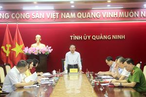 Quảng Ninh: Đẩy nhanh tiến độ xử lý, giải quyết các vụ án, vụ việc tham nhũng

