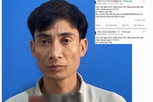 Bắt, khởi tố "giáo viên" dởm lừa đảo cấp đổi giấy phép lái xe qua mạng
