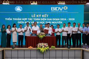 BIDV và Đại học Thái Nguyên tăng cường hợp tác