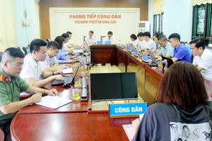 TP Móng Cái, Quảng Ninh: Tiếp 14 lượt công dân với 14 vụ việc

