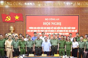 Thanh tra Bộ Công an kết thúc kiểm tra tại tỉnh Lai Châu