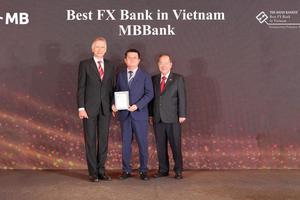 MB là Ngân hàng ngoại hối tốt nhất tại Việt Nam, theo đánh giá của The Asian Bankers