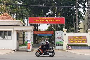 Sai sót tại công trình do UBND thị trấn Củ Chi làm chủ đầu tư