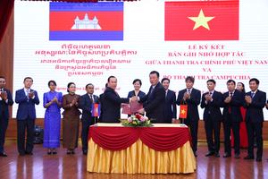 Củng cố và phát huy mối quan hệ hợp tác trong lĩnh vực thanh tra