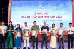 Phóng viên Báo Thanh tra đạt Giải Khuyến khích Giải Báo chí Trần Mai Ninh năm 2023