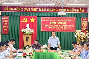 Thực hiện các phong trào thi đua gắn với nhiệm vụ chuyên môn