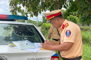 Kiểm tra, kiểm soát các phương tiện giao thông vi phạm còn nhiều khó khăn