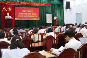 Thanh tra tỉnh Quảng Nam tập huấn nghiệp vụ tiếp công dân, xử lý đơn thư