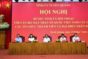 Gần 1.200 đại biểu đối thoại với Bí thư Tỉnh ủy Tuyên Quang