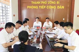 TP Uông Bí (Quảng Ninh): Chỉ đạo xử lý nhiều vụ việc

