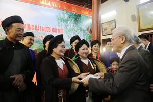 Tổng Bí thư Nguyễn Phú Trọng trong ký ức người dân quan họ