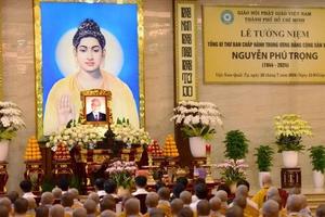 Trang nghiêm Lễ Tưởng niệm Tổng Bí thư Nguyễn Phú Trọng tại Việt Nam Quốc Tự