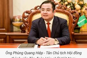 Ông Phùng Quang Hiệp giữ chức Chủ tịch Hội đồng thành viên Tập đoàn Hóa chất Việt Nam