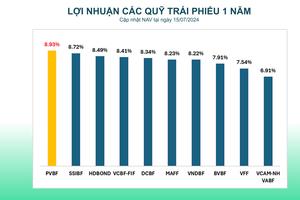 Quỹ đầu tư trái phiếu PVBF của PVCB Capital tiếp tục duy trì đà tăng trưởng