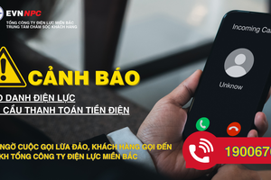 Mạo danh nhân viên ngành điện yêu cầu khách chuyển tiền vào tài khoản cá nhân
