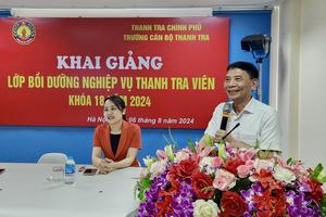 180 học viên tham dự khoá bồi dưỡng nghiệp vụ thanh tra viên 