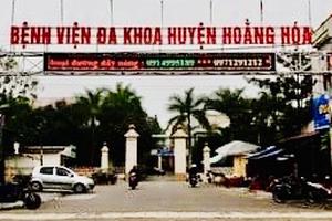 Khởi tố 4 bị can là viên chức Bệnh viện đa khoa huyện Hoằng Hoá