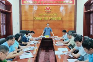 Đối thoại giải quyết kiến nghị của công dân Triệu Thị Hai

