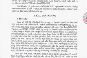 Nhiều tồn tại, hạn chế trong công tác quản lý tài chính - ngân sách Nhà nước
