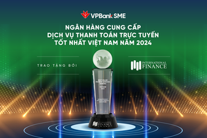 VPBankSME nhận giải thưởng quốc tế uy tín cho dịch vụ thanh toán trực tuyến tốt nhất