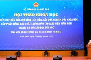 Nâng cao chất lượng đào tạo giáo viên mầm non trong cơ sở giáo dục đại học