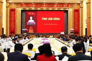 Thủ tướng Chính phủ Phạm Minh Chính làm việc với Tỉnh ủy Lâm Đồng