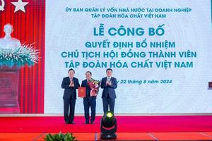 Hà Nội: Công bố và trao Quyết định Bí thư Đảng ủy, Chủ tịch HĐTV Vinachem